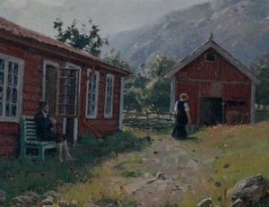 Bauernhof, Westnorwegen