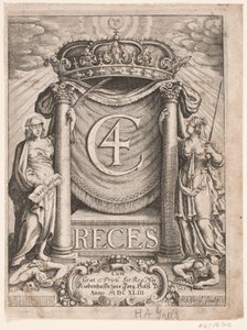 Titelblatt zu Christian IV Reces 1643 von Hans Andreas Greys