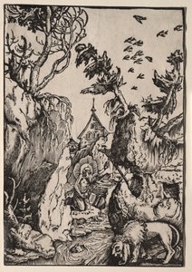 Der heilige Hieronymus in der Wildnis