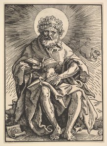St. Johannes der Täufer mit dem Lamm, ca. 1517 von Hans Baldung