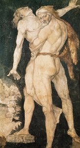 Herakles und Antäus von Hans Baldung Grien