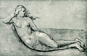 Liegende Nymphe von Hans Baldung Grien