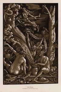 Die Hexensabbat von Hans Baldung Grien