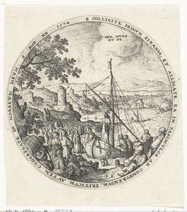 Christus predigt am Ufer des Sees