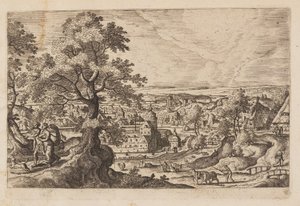 Tafel 16, aus Landschaften mit Szenen aus dem Alten und Neuen Testament und Ovids Metamorphosen