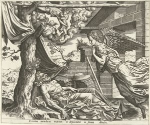Der Tod des Lazarus von Hans Collaert (I) (possibly)