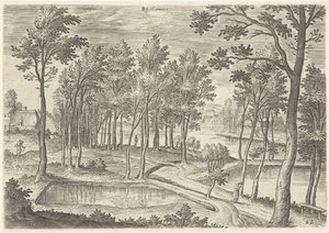 Ansicht der Teiche von Ter Kameren von Hans Collaert (I)