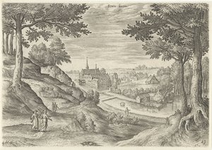 Ansicht des Klosters von Zevenborren
