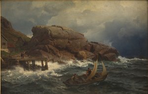 Ein norwegischer Hafen