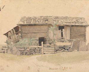 Scheune und Zaun, Vassenden