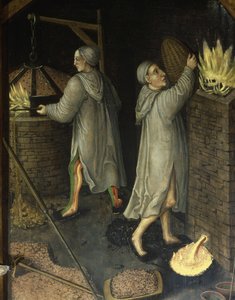 Detail aus Bergbaulandschaft, 1521