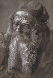 Ein alter Mann im Alter von 93: St. Hieronymus