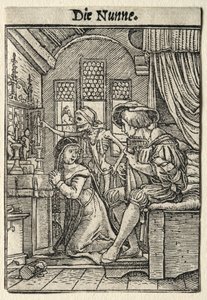 Totentanz: Die Nonne von Hans Holbein