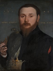 Porträt eines Falkners