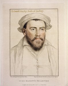 Edward Stanley, Earl of Derby (1508-1572), graviert von Francesco Bartolozzi (1727-1815), 1793 von Hans Holbein der Jüngere
