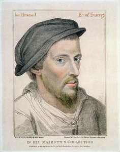 Henry Howard, Earl of Surrey (ca. 1517-47), graviert von Francesco Bartolozzi (1727-1815) von Hans Holbein der Jüngere
