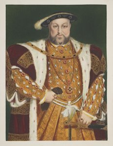 Porträt von Heinrich VIII. (1491-1547) im Alter von 49 Jahren, veröffentlicht 1902 von Hans Holbein der Jüngere