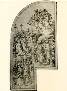 Entwurf für ein Altarbild mit Heiligen von Hans Holbein the Elder