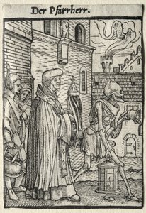 Totentanz: Der Pastor von Hans Holbein the Younger