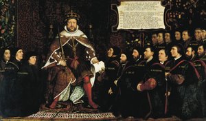 Heinrich VIII. und die Barbiers von Hans Holbein der Jüngere