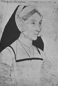 Mary, Lady Heveningham, ca. 1532-1543, 1945 von Hans Holbein der Jüngere