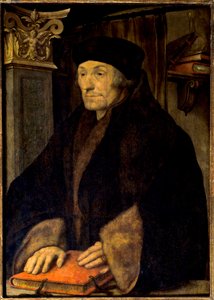 Porträt von Erasmus von Rotterdam von Hans Holbein der Jüngere