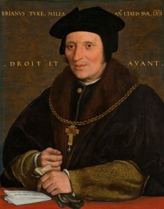 Sir Brian Tuke, ca. 1527-1528 oder ca. 1532-1534 von Hans Holbein der Jüngere