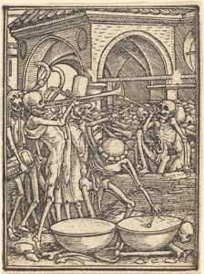 Skelette machen Musik von Hans Holbein the Younger