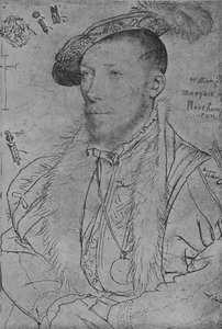 William Parr, Marquess of Northampton, um 1538-1542, 1945 von Hans Holbein der Jüngere