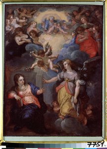 Die Verkündigung von Hans I or Johann Rottenhammer