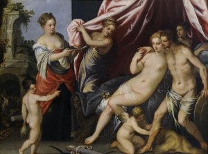 Venus und Mars von Hans I or Johann Rottenhammer