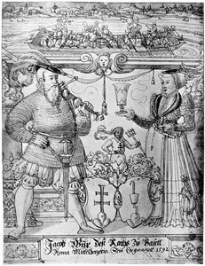 Jacob Wyx aus Basel und seine Frau Anna, 1592 1901