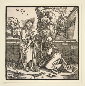 Christus und die Magdalena von Hans Leonard Schaufelein