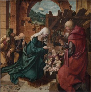 Anbetung der Hirten, um 1510 von Hans Leonhard Schäufelein