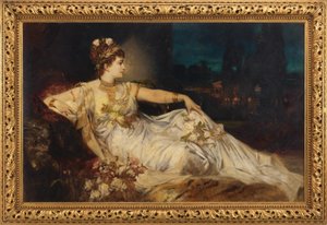 Charlotte Wolter (1834-1897), als „Messalina“ in „Arria und Messalina“ von Adolf von Wilbrandt von Hans Makart