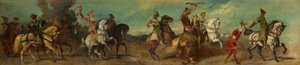 Entwurf zum Festzug 1879 - Die Falkenjagd von Hans Makart