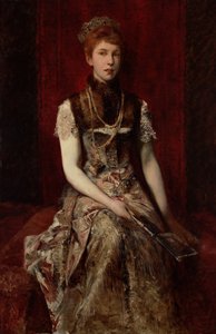Porträt von Dora Fournier-Gabillon, ca. 1879 von Hans Makart