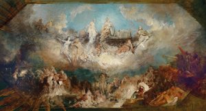 Das Versinken des Nibelungenschatzes im Rhein