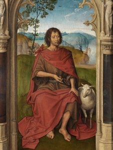 Außenpanel des Triptychons von Jan Floreins von Hans Memling