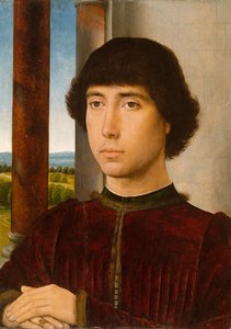 Porträt eines jungen Mannes, ca. 1472-75 von Hans Memling