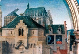 St. Ursula Schrein, Abreise aus Köln (Detail)