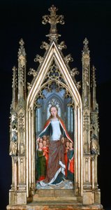 Schrein der Heiligen Ursula, Heilige Ursula und die heiligen Jungfrauen, 1489 von Hans Memling