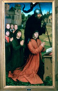 Triptychon der Familie Moreel, Detail, 1484 von Hans Memling