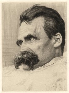 Porträt von Friedrich Nietzsche von Hans Olde