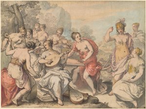 Minerva und die Musen