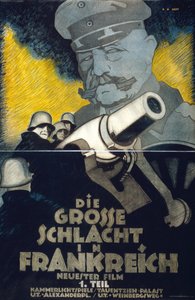 Plakat für den Ersten Weltkriegsfilm 