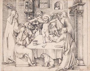 Das Martyrium des heiligen Simon von Trient von Hans Schäufelein