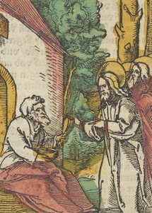 Christus heilt den Aussätzigen, aus Das Plenarium von Hans Schäufelein the Elder