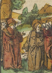 Christus warnt die Jünger vor falschen Propheten, aus Das Plenarium (1517) von Hans Schäufelein the Elder