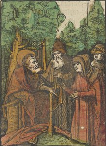 Johannes der Täufer predigt, aus Das Plenarium, 1517 von Hans Schäufelein the Elder